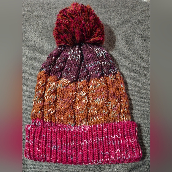 Smartwool Isto Retro Wool Blend Beanie Hat Monument Orange. - Picture 2 of 7